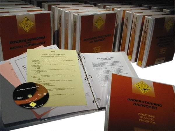 Marcom - All HAZWOPER Series Courses, Multimedia Training Kit - DVD, 23 Courses, English & Spanish - Makers Industrial Supply