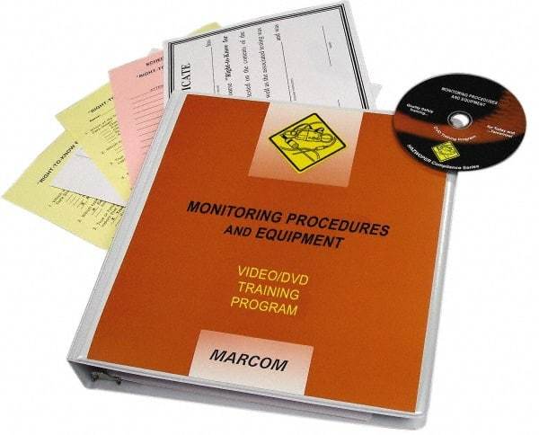 Marcom - Monitoring Procedures and Equipment, Multimedia Training Kit - 18 min Run Time DVD, English & Spanish - Makers Industrial Supply