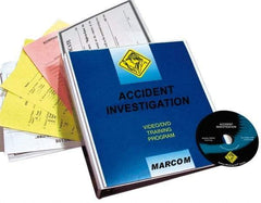 Marcom - Accident Investigation, Multimedia Training Kit - 13 Minute Run Time DVD, English and Spanish - Makers Industrial Supply