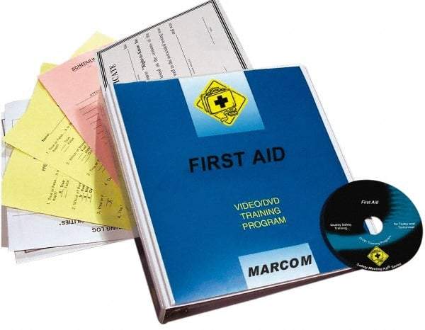 Marcom - First Aid, Multimedia Training Kit - 13 Minute Run Time DVD, English and Spanish - Makers Industrial Supply