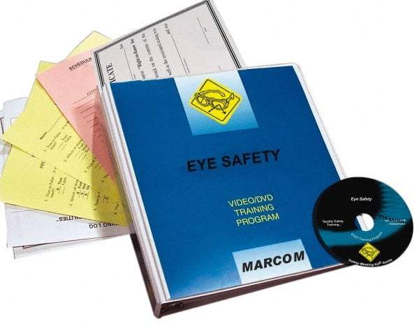 Marcom - Eye Safety, Multimedia Training Kit - 15 Minute Run Time DVD, English - Makers Industrial Supply