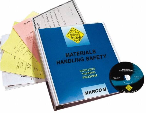 Marcom - Materials Handling Safety, Multimedia Training Kit - 14 Minute Run Time DVD, English and Spanish - Makers Industrial Supply