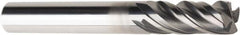 American Tool Service - 5/16", 4 Flute, Single End, Solid Carbide, 0.02" Corner Radius End Mill - 2-1/2" OAL, Right Hand Flute, 13/16" LOC, Right Hand Cut - Makers Industrial Supply