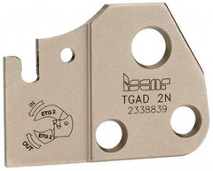 Iscar - 0.071 to 0.0945" Groove Width, Neutral Cut, Indexable Grooving Blade - TAG N.., TAG R/L.. Insert Style, Series Tang-Grip - Makers Industrial Supply