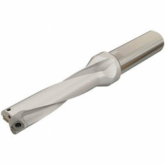 Iscar - 80mm Max Drill Depth, 4xD, 20mm Diam, Indexable Insert Drill - 2 Inserts, 25mm Shank Diam, Whistle Notch Shank - Makers Industrial Supply