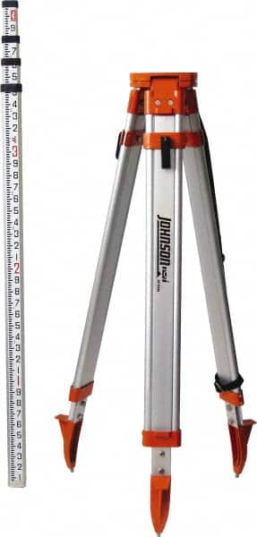 Johnson Level & Tool - Laser Level Tripod - Use With 5/8 Inch, 11 Threaded Laser Levels - Makers Industrial Supply