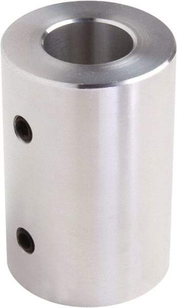 Climax Metal Products - 1-1/8" Inside x 2-1/8" Outside Diam, Set Screw Rigid Coupling - 3" Long - Makers Industrial Supply