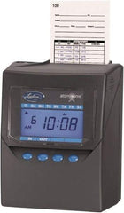 Lathem Time - Time Clocks & Time Recorders Punch Style: Electronic Power Source: Rechargeable Battery Pack - Makers Industrial Supply