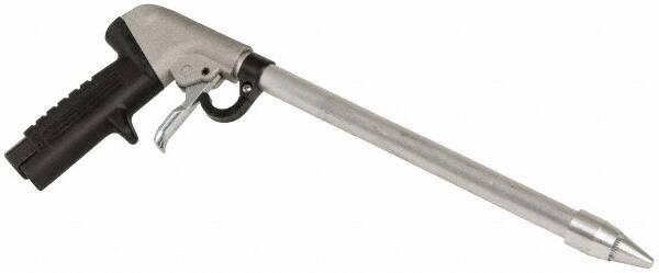 Guardair - 120 Max psi Whisper Jet Pistol Grip Blow Gun - 3/8 NPT, 12" Tube Length, Aluminum - Makers Industrial Supply