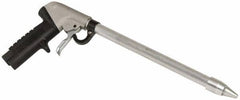 Guardair - 120 Max psi Whisper Jet Pistol Grip Blow Gun - 3/8 NPT, 12" Tube Length, Aluminum - Makers Industrial Supply