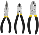 STANLEY® 3 Piece Basic Plier Set - Makers Industrial Supply