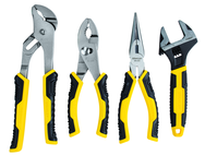 STANLEY® 4 Piece Plier & Adjustable Wrench Set - Makers Industrial Supply