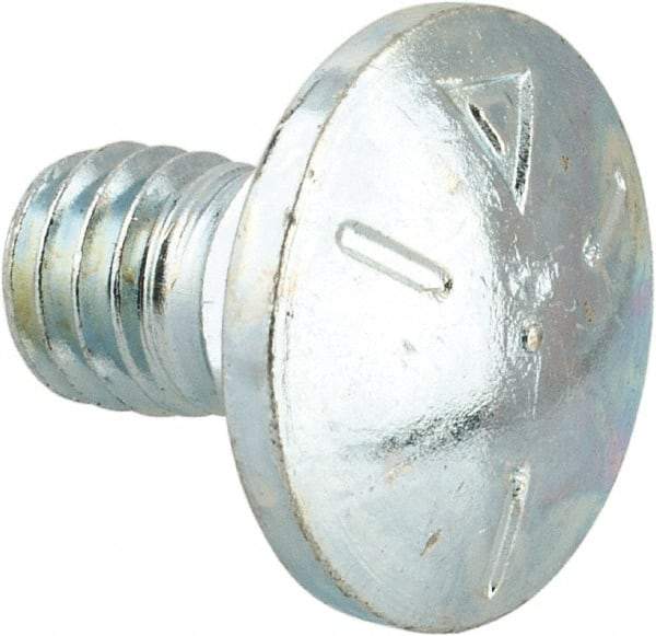 Value Collection - 5/16-18 UNC 1/2" Length Under Head, Standard Square Neck, Carriage Bolt - Grade 5 Steel, Zinc-Plated Finish - Makers Industrial Supply