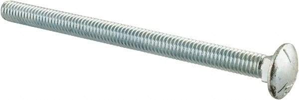 Value Collection - 5/16-18 UNC 4-1/2" Length Under Head, Standard Square Neck, Carriage Bolt - Grade 5 Steel, Zinc-Plated Finish - Makers Industrial Supply