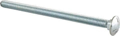 Value Collection - 5/16-18 UNC 5" Length Under Head, Standard Square Neck, Carriage Bolt - Grade 5 Steel, Zinc-Plated Finish - Makers Industrial Supply