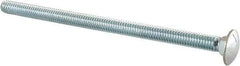 Value Collection - 5/16-18 UNC 5-1/2" Length Under Head, Standard Square Neck, Carriage Bolt - Grade 5 Steel, Zinc-Plated Finish - Makers Industrial Supply