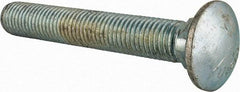 Value Collection - 3/4-10 UNC 5" Length Under Head, Standard Square Neck, Carriage Bolt - Grade 5 Steel, Zinc-Plated Finish - Makers Industrial Supply