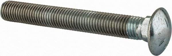 Value Collection - 3/4-10 UNC 6" Length Under Head, Standard Square Neck, Carriage Bolt - Grade 5 Steel, Zinc-Plated Finish - Makers Industrial Supply