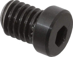 Mitee-Bite - 3/8-16, 1/2" Length, Carbon Steel, Black Oxide Finish, Cam Clamp Screw - 3/16" Drive, Use with Mitee-Bite Fixture Clamps - Makers Industrial Supply