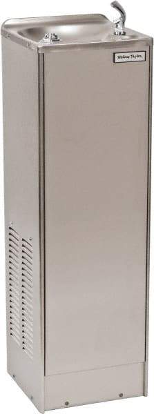 Halsey Taylor - 2.8 GPH Cooling Capacity Economy Floor Standing Water Cooler & Fountain - In-Wall, 105 Max psi, 120 VAC Volts, 230 Watts, 2.5 Full Load Amperage, Stainless Steel - Makers Industrial Supply