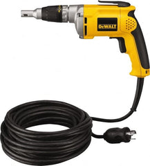 DeWALT - Pistol Grip Handle, 4,000 RPM, 81 In/Lb Torque, Electric Screwdriver - 1/4" Bit Holder, 6.3 Amps - Makers Industrial Supply