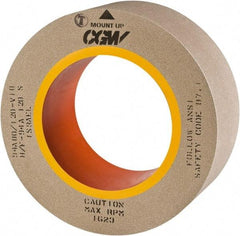 Camel Grinding Wheels - 24" Diam x 12" Hole x 4" Wide Centerless & Cylindrical Grinding Wheel - 80 Grit, Aluminum Oxide, Type 1, Vitrified Bond, No Recess - Makers Industrial Supply