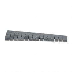 Quantum Storage - 22.4" Wide x 3" High, Gray Bin Divider - Use with DG93030 - Makers Industrial Supply