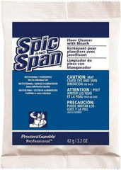 Spic & Span - Packet Cleaner - Use on Ceramic Tile, Laminate Surfaces, Linoleum, Quarry Tile, Cement, Concrete, Vinyl Tile, Terra Cotta, Terrazzo, Vinyl Composite Tile (VCT) - Makers Industrial Supply