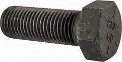 Value Collection - 1-3/4 - 5 UNC, 5" Length Under Head Hex Head Cap Screw - Partially Threaded, Grade 8 Alloy Steel, Uncoated, 2-5/8" Hex - Makers Industrial Supply