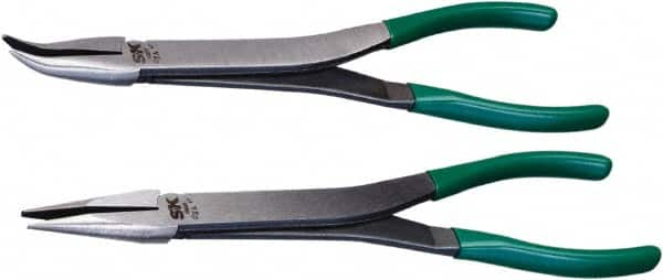 SK - 2 Piece Needle Nose Plier Set - Comes in Plastic Pouch - Makers Industrial Supply