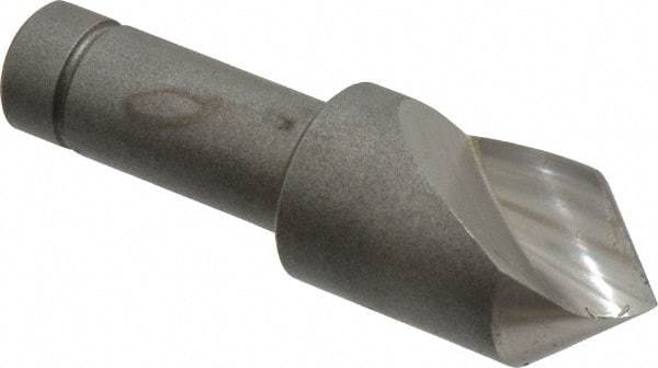 Keo - 3/4" Head Diam, 1/2" Shank Diam, 1 Flute 82° Cobalt Countersink - Bright Finish, 2-5/8" OAL, Single End - Makers Industrial Supply