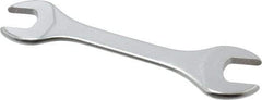 Facom - 12mm x 13mm Stubby Open End Wrench - 4-5/16" OAL, Double End, Satin Finish, 15° Head Angle - Makers Industrial Supply