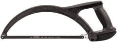 Stanley - 12" Hacksaw - 4" Throat Depth, High Impact Polypropylene Handle, Closed Grip Handle - Makers Industrial Supply