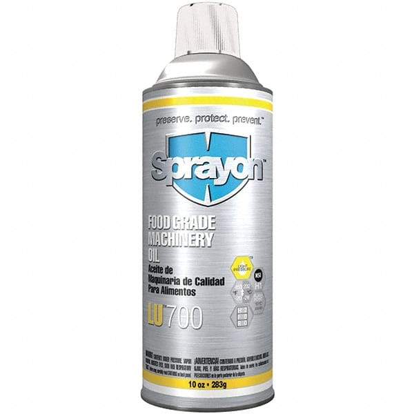 Sprayon - Multipurpose Lubricants & Penetrants - 16 OZ FOOD GR MACH OIL LUBRICANT & RUST PREVENT - Makers Industrial Supply