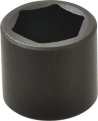 Proto - 3/8" Drive 1" Standard Impact Socket - 6 Points, 1-11/32" OAL - Makers Industrial Supply