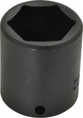 Proto - 1/2" Drive 1-1/4" Standard Impact Socket - 6 Points, 2" OAL - Makers Industrial Supply