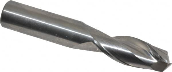 OSG - 1/2", 2 Flute, Single End, Solid Carbide, 0.03" Corner Radius End Mill - 3" OAL, 30° Helix, Right Hand Flute, 1-1/4" LOC, Right Hand Cut - Makers Industrial Supply