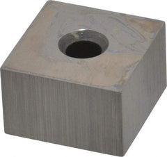 Mitutoyo - 0.6" Square Steel Gage Block - Accuracy Grade 0, Includes Certificate of Inspection - Makers Industrial Supply