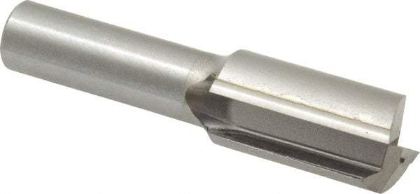 Amana Tool - 3/4" Diam, 1/2" Shank Diam, 1-1/4" Length of Cut, 2 Flute Straight Router Bit - 2-7/8" Overall Length, Carbide Tipped - Makers Industrial Supply