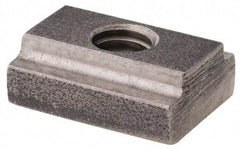 Gibraltar - 1/4-20 Blind Tapped T Slot Nut - 5/16" Slot Width, 1/2 x 11/64" Base Width x Height, 9/16 x 1/4" OAL x Height - Makers Industrial Supply