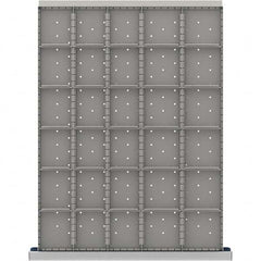 LISTA - 30-Compartment Drawer Divider Layout for 3.15" High Drawers - Makers Industrial Supply