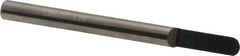 Accupro - 1/8 Inch Diameter, 1-1/2 Inch Overall Length, 3/8 Inch Split Length, Solid Carbide, Full Radius Split End Carbide Blank - Single End - Makers Industrial Supply