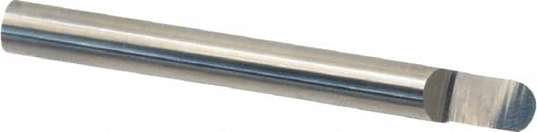 Accupro - 1/4 Inch Diameter, 2-1/2 Inch Overall Length, 3/8 Inch Split Length, Solid Carbide, Full Radius Split End Carbide Blank - Single End - Makers Industrial Supply