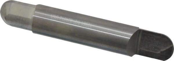 Accupro - 1/2 Inch Diameter, 3 Inch Overall Length, 5/8 Inch Split Length, Solid Carbide, Full Radius Split End Carbide Blank - Double End - Makers Industrial Supply