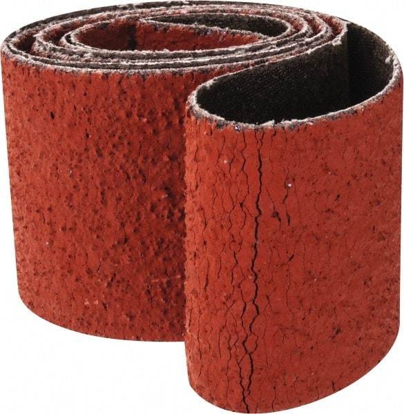 3M - 2" Wide x 48" OAL, 36 Grit, Ceramic Abrasive Belt - Ceramic, Very Coarse, Coated, YF Weighted Cloth Backing, Wet/Dry, Series 777F - Makers Industrial Supply