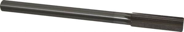 Interstate - 19.5mm High Speed Steel 8 Flute Chucking Reamer - Straight Flute, Straight Shank, 2-1/2" Flute Length, 9-1/2" OAL - Makers Industrial Supply