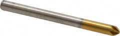 Melin Tool - 1/8" Head Diam, 1/8" Shank Diam, 6 Flute 82° Cobalt Countersink - Makers Industrial Supply