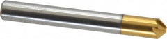 Melin Tool - 1/4" Head Diam, 1/4" Shank Diam, 6 Flute 90° Cobalt Countersink - Makers Industrial Supply