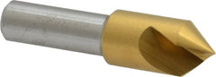 Melin Tool - 1/2" Head Diam, 3/8" Shank Diam, 1 Flute 82° Cobalt Countersink - Makers Industrial Supply