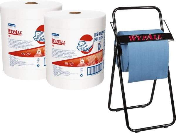 WypAll - Black Wipe Dispenser - For Use with Jumbo Roll Wipes - Makers Industrial Supply